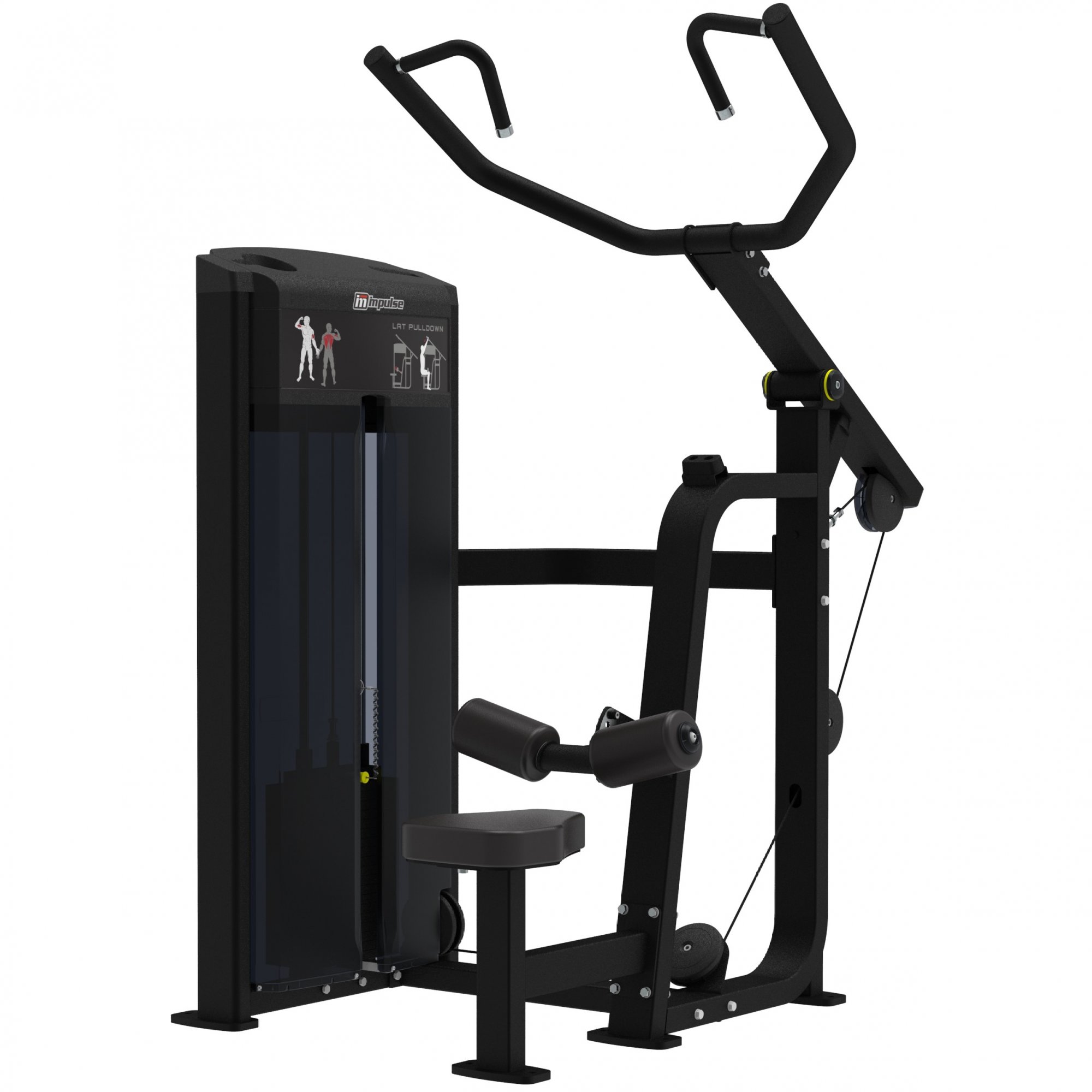 Impulse IF9302 тяга сверху, профессиональный тренажер