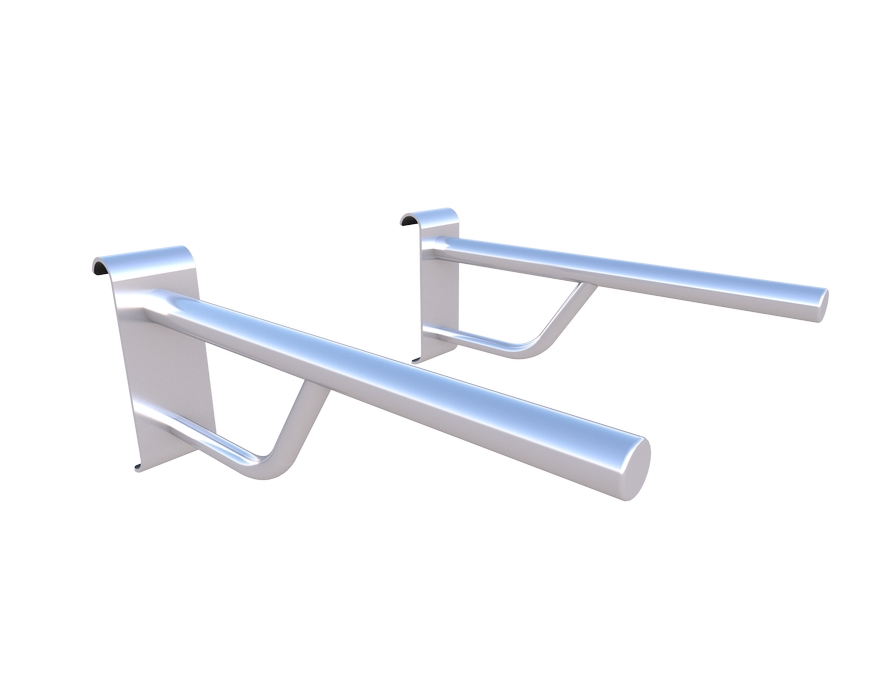 Быстросъёмные брусья из нержавеющей стали для тренажера Desire Chrome Bars