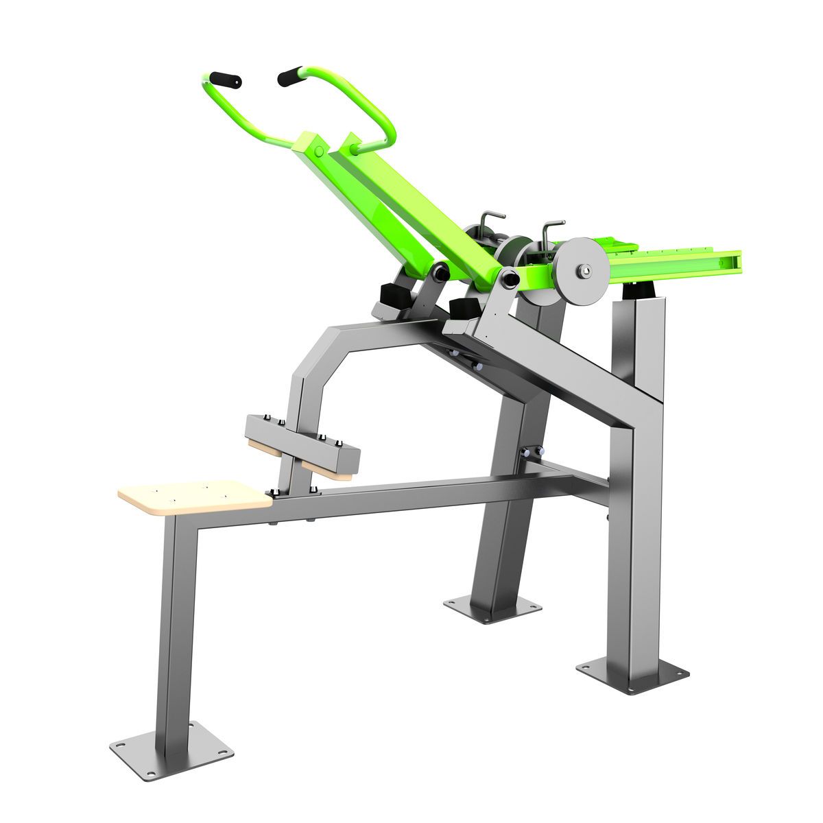 P-1807 Уличный тренажер Вертикальная тяга с переменной нагрузкой ZAVODSPORTA