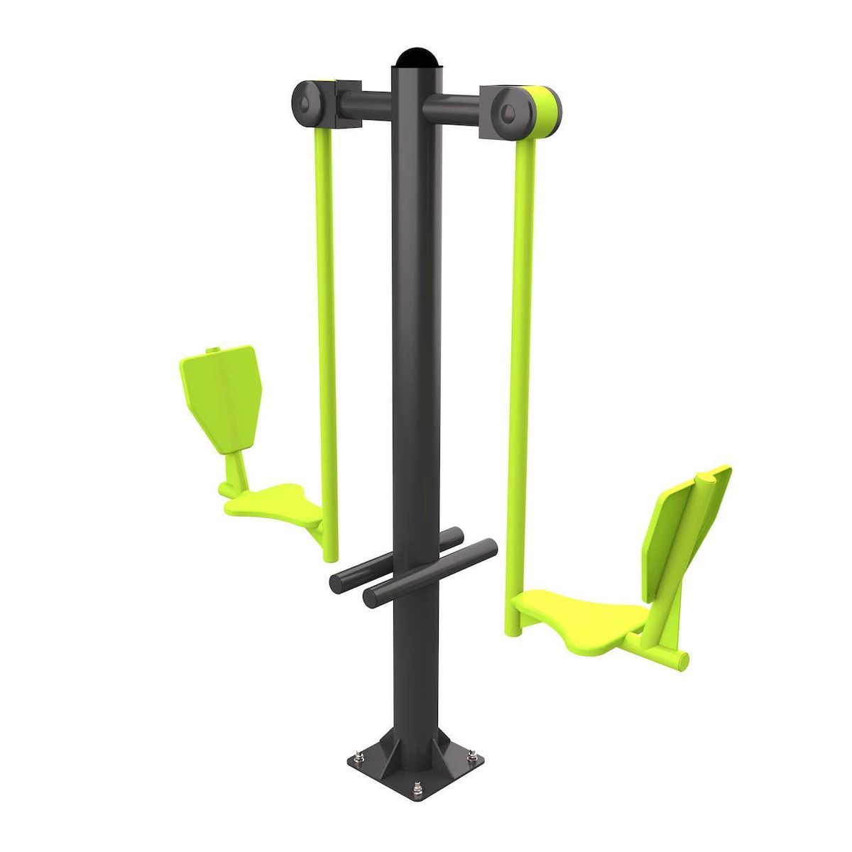 S-1023 Уличный тренажер Жим ногами (двусторонний) ZAVODSPORTA