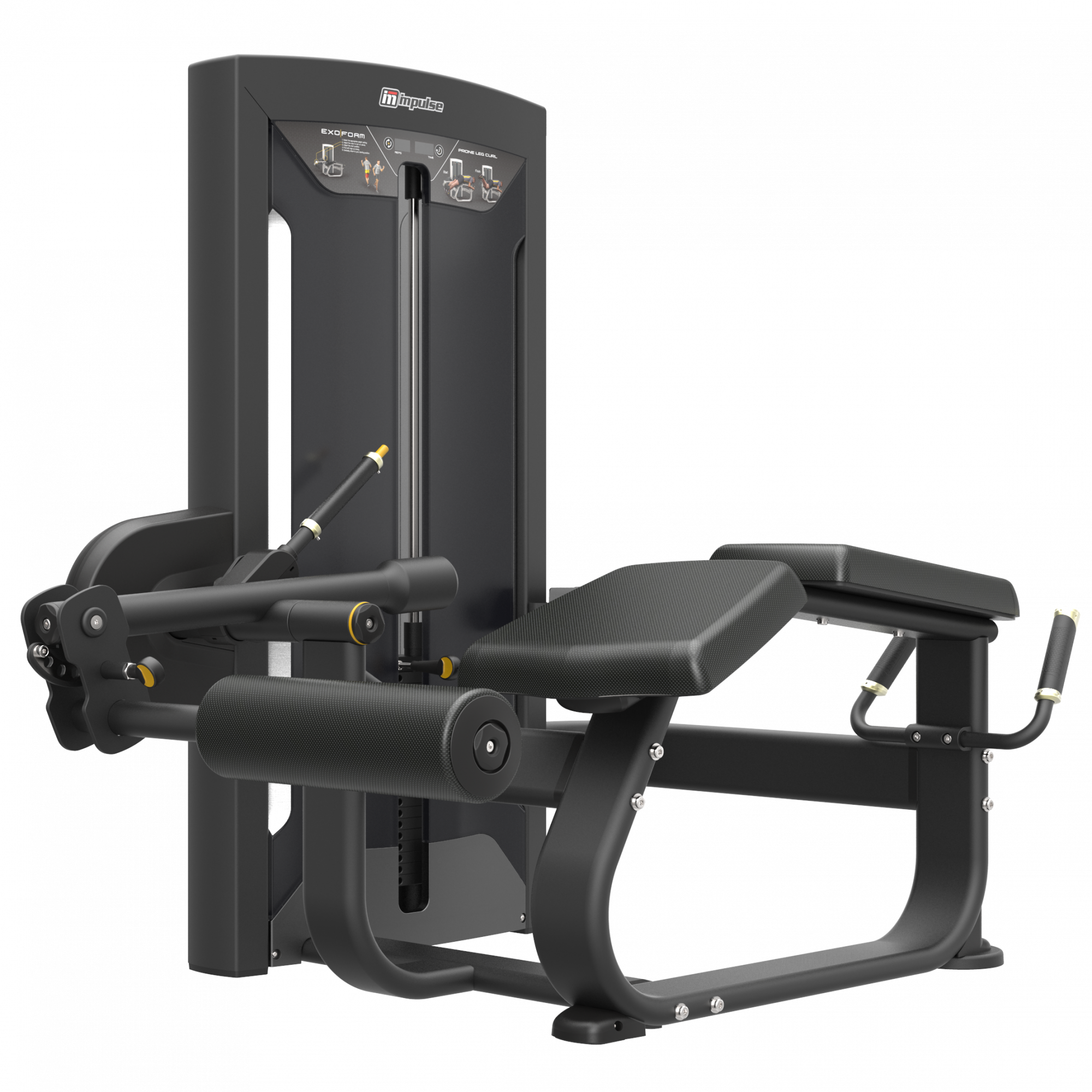 Impulse FE9721 сгибание ног лежа, профессиональный тренажер