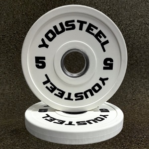 Малый диск 5 кг полиуретановый, белый