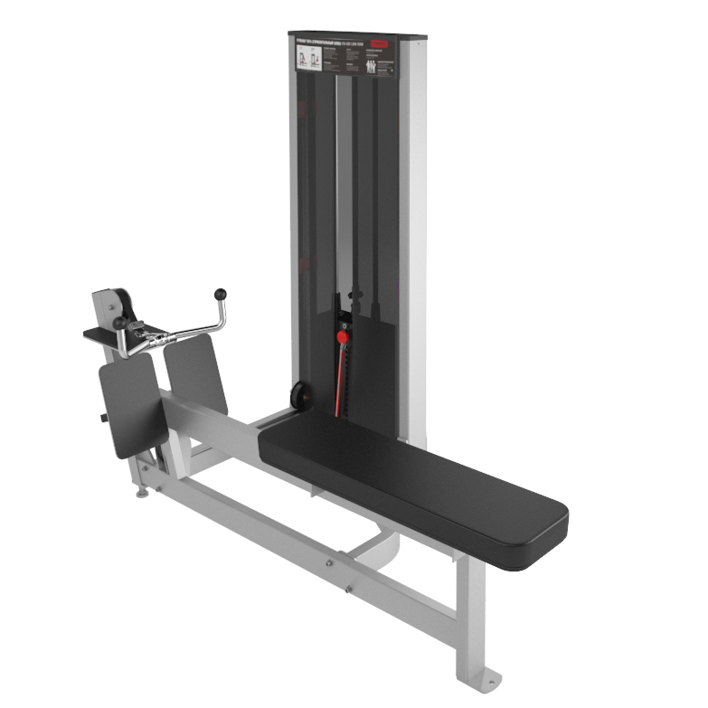 Гребная тяга с горизонтальным блоком FOREMAN FN-302 светло-серебряный/бежевый