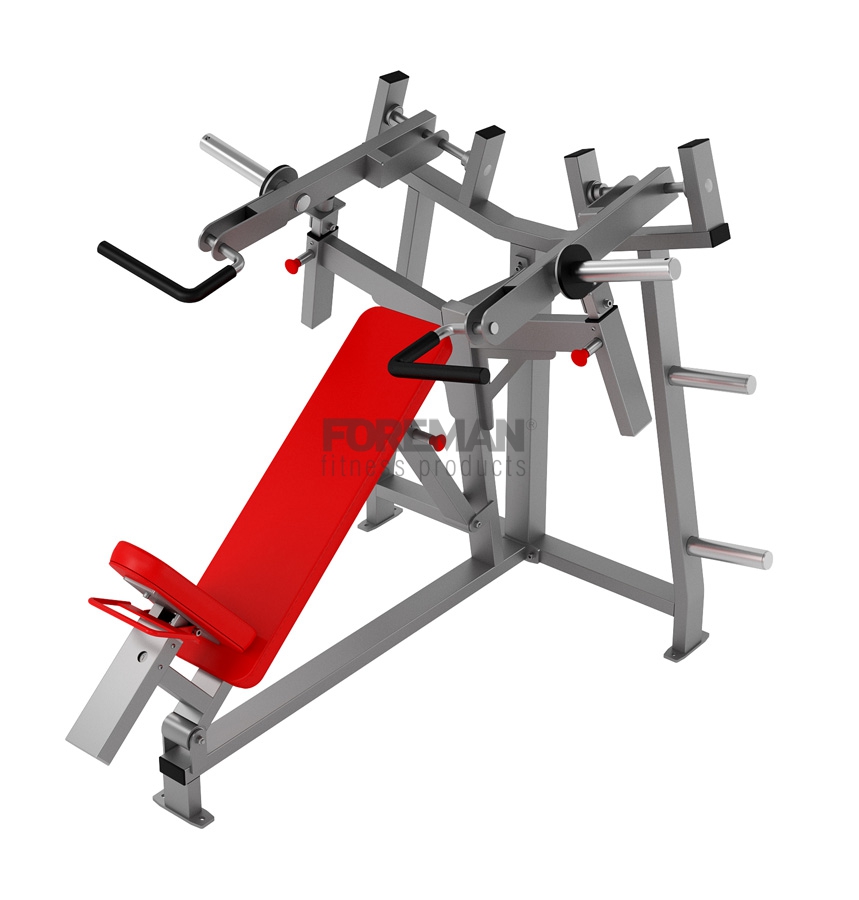 Наклонный жим от груди FOREMAN FG-611 черный/терракотовый