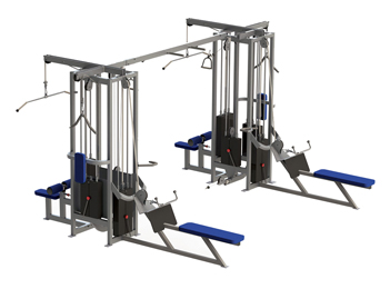 Силовая 8-ми сторонняя станция FOREMAN FM-852 светло-серебряный/черный