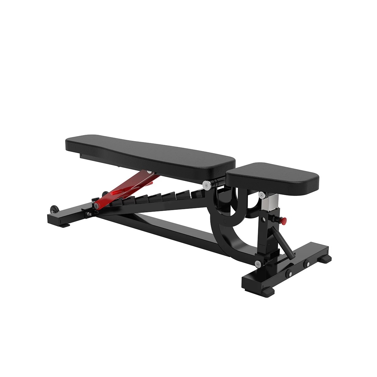 Скамья многофункциональная регулируемая Protrain PP187 (полностью черный)