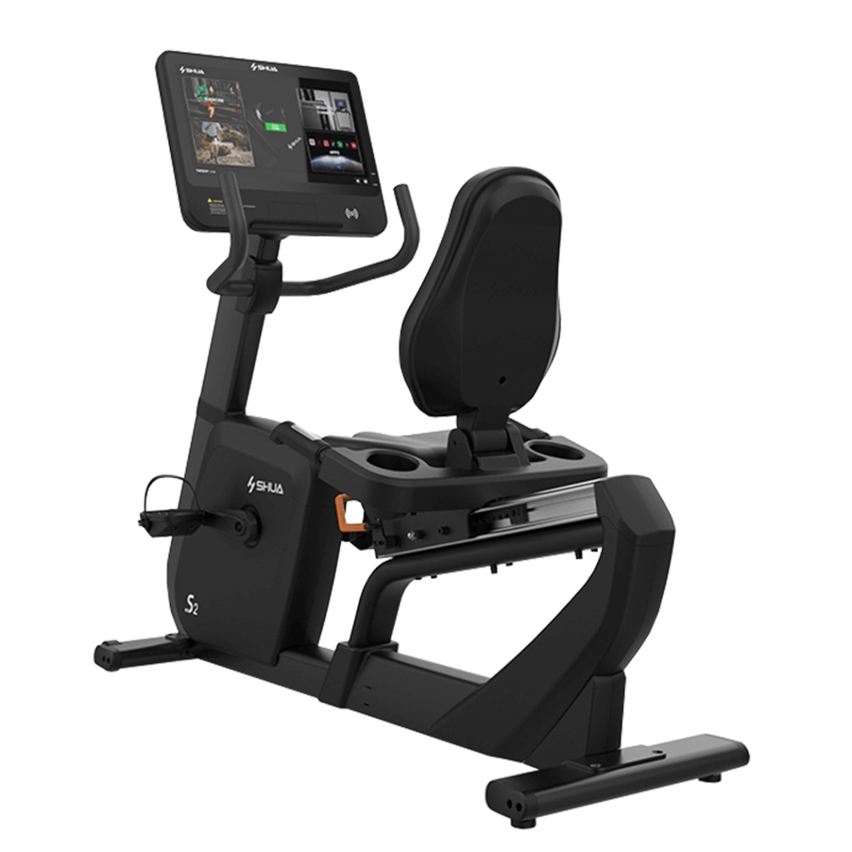 SH-B9100R22T Велотренажер горизонтальный (Android-дисплей, 21,5") SHUA